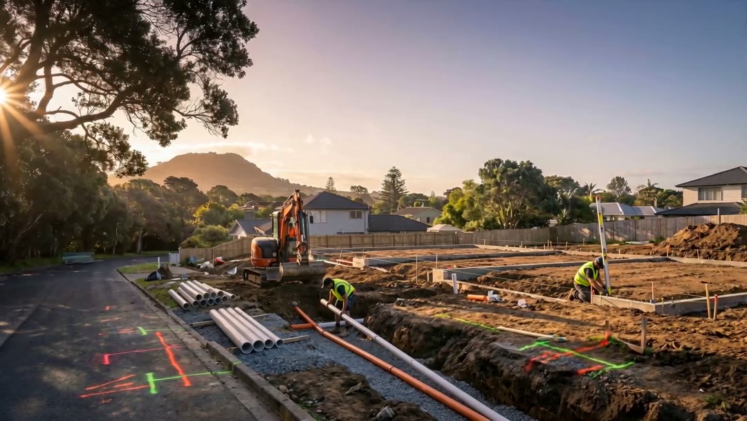 On site: groundworks: Price it from the drawings