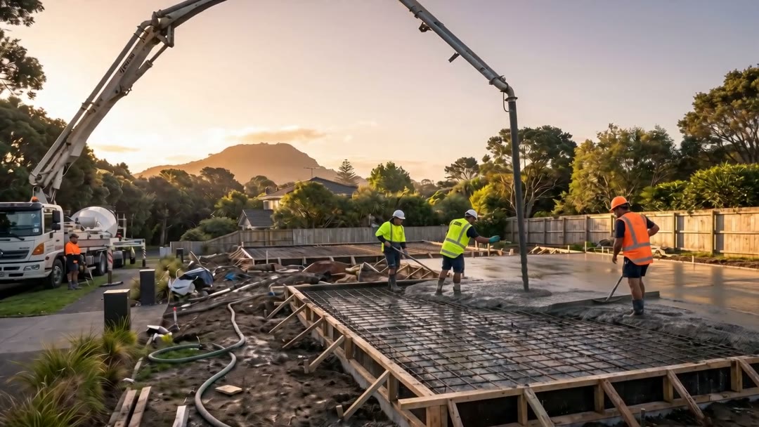 On site: foundations: Put it out to tender
